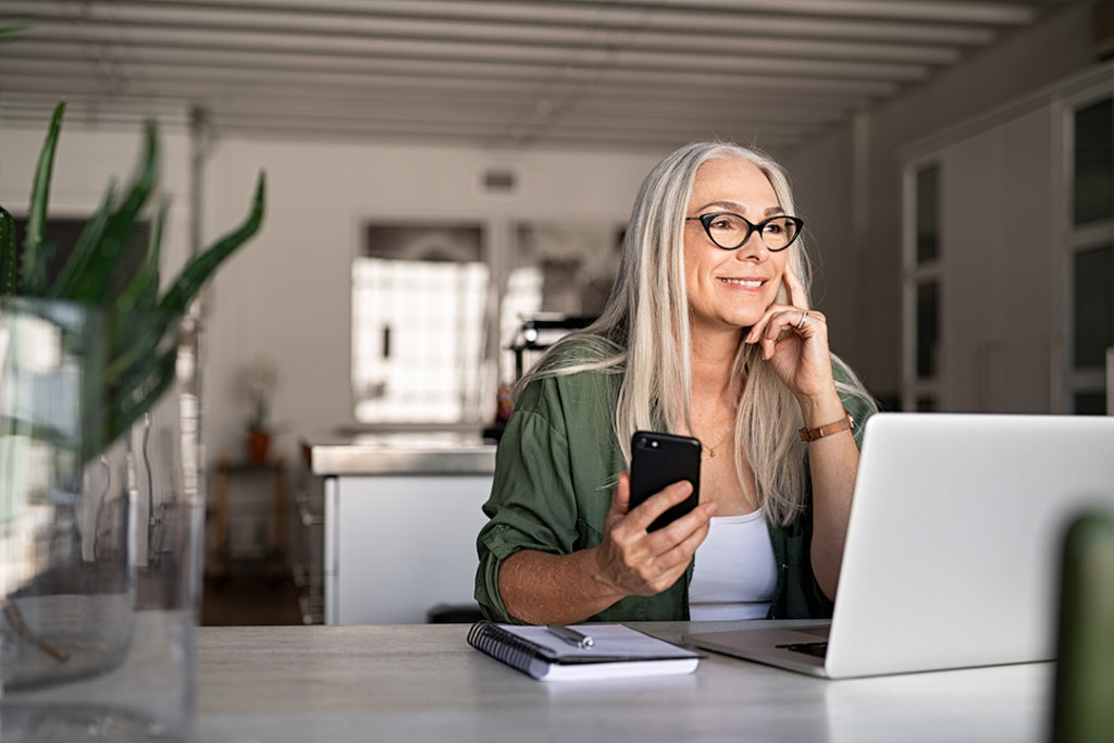 Working at home by teaching remotely